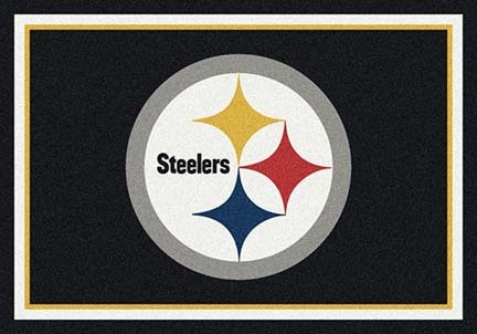 Pittsburgh Steelers 7' 8" x 10' 9" Team Spirit Area Rug (Black)