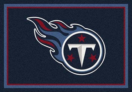 Tennessee Titans 5' 4" x 7' 8" Team Spirit Area Rug (Navy Blue)