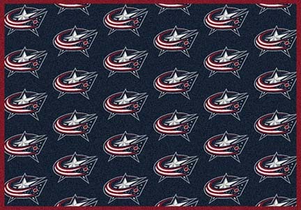 Columbus Blue Jackets 7' 8" x 10' 9" Team Repeat Area Rug