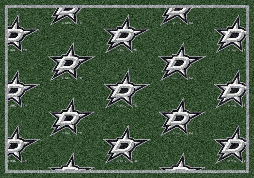 Dallas Stars 7' 8" x 10' 9" Team Repeat Area Rug