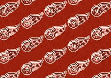 Detroit Red Wings 7' 8" x 10' 9" Team Repeat Area Rug