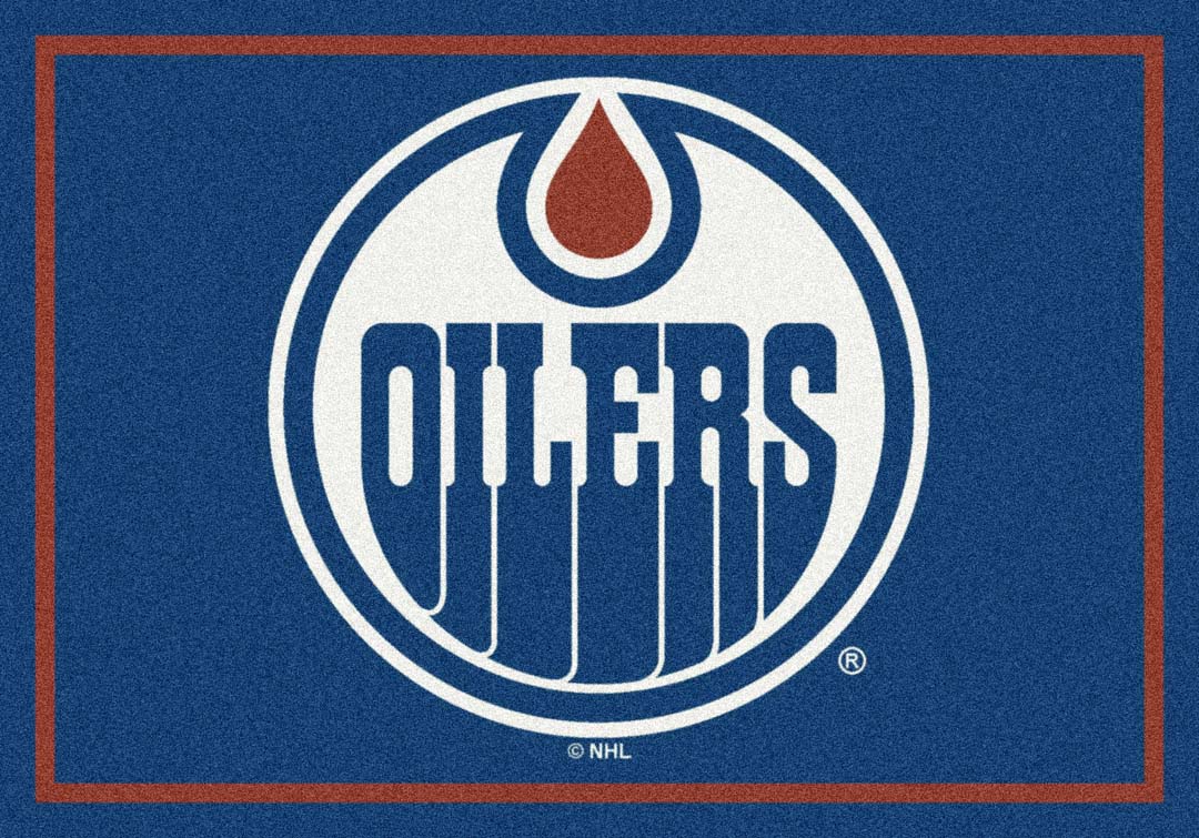 Edmonton Oilers 5' 4" x 7' 8" Team Spirit Area Rug