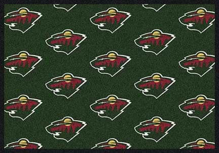 Minnesota Wild 7' 8" x 10' 9" Team Repeat Area Rug