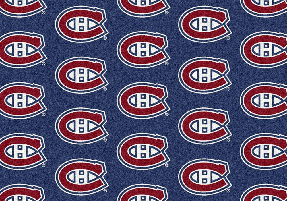 Montreal Canadiens 7' 8" x 10' 9" Team Repeat Area Rug