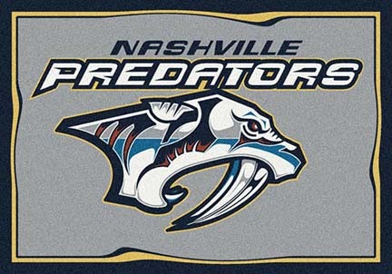 Nashville Predators 2' 8" x 3' 10" Team Spirit Area Rug