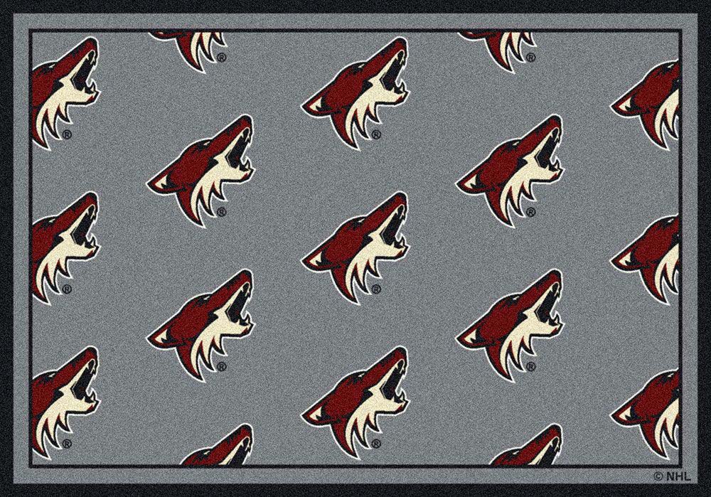 Arizona Coyotes 7' 8" x 10' 9" Team Repeat Area Rug