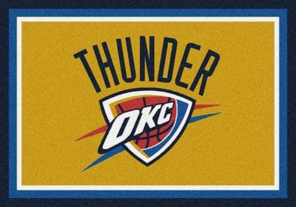 Oklahoma City Thunder 5' 4" x 7' 8" Team Spirit Area Rug