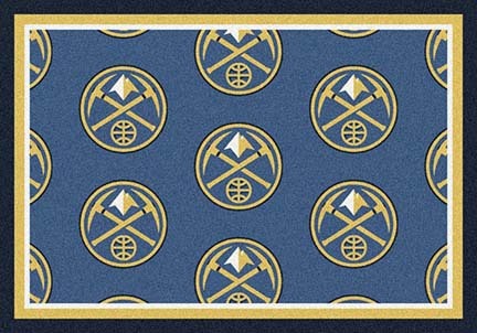 Denver Nuggets 5' 4" x 7' 8" Team Repeat Area Rug