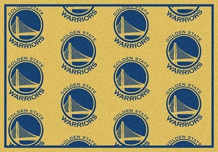 Golden State Warriors 5' 4" x 7' 8" Team Repeat Area Rug