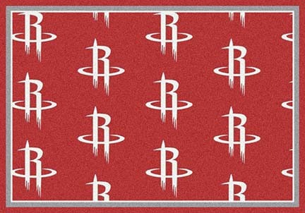 Houston Rockets 7' 8" x 10' 9" Team Repeat Area Rug