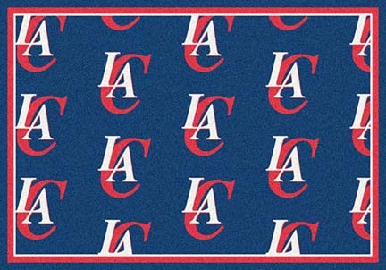 Los Angeles Clippers 5' 4" x 7' 8" Team Repeat Area Rug