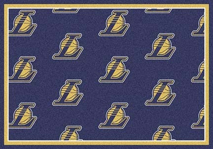 Los Angeles Lakers 5' 4" x 7' 8" Team Repeat Area Rug