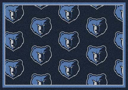 Memphis Grizzlies 5' 4" x 7' 8" Team Repeat Area Rug