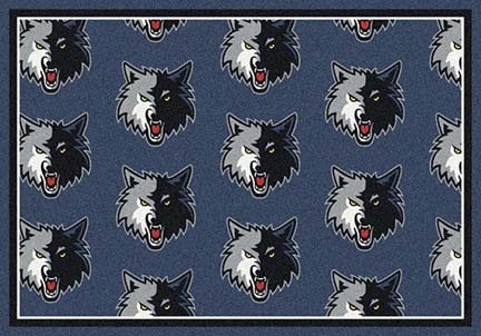 Minnesota Timberwolves 7' 8" x 10' 9" Team Repeat Area Rug