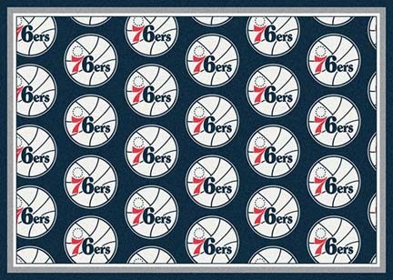 Philadelphia 76ers 2' 1" x 7' 8" Team Repeat Area Rug Runner