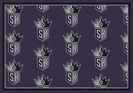 Sacramento Kings 2' 1" x 7' 8" Team Repeat Area Rug Runner