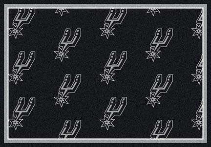 San Antonio Spurs 5' 4" x 7' 8" Team Repeat Area Rug