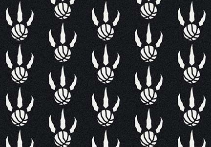 Toronto Raptors 7' 8" x 10' 9" Team Repeat Area Rug