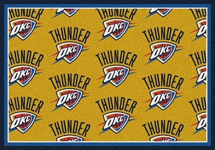 Oklahoma City Thunder 2' 1" x 7' 8" Team Repeat Area Rug Runner