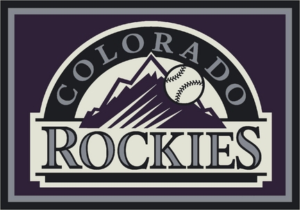 Colorado Rockies 2'8" x 3'10" Team Spirit Area Rug