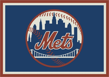 New York Mets 2'8" x 3'10" Team Spirit Area Rug