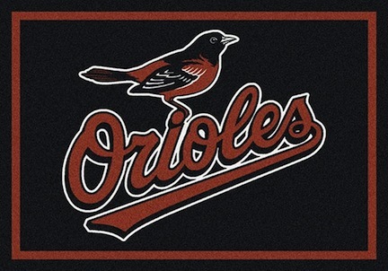 Baltimore Orioles 7' 8" x 10' 9" Team Spirit Area Rug