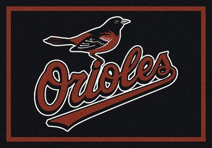 Baltimore Orioles 7' 8" x 10' 9" Team Spirit Area Rug