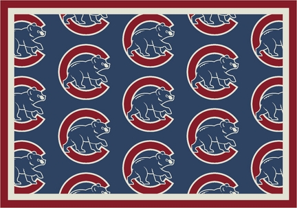 Chicago Cubs 7' 8" x 10' 9" Team Repeat Area Rug