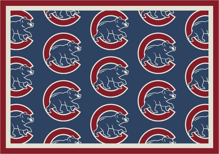 Chicago Cubs 5' 4" x 7' 8" Team Repeat Area Rug