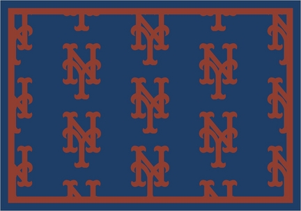 New York Mets 7' 8" x 10' 9" Team Repeat Area Rug