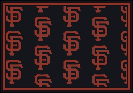 San Francisco Giants 5' 4" x 7' 8" Team Repeat Area Rug