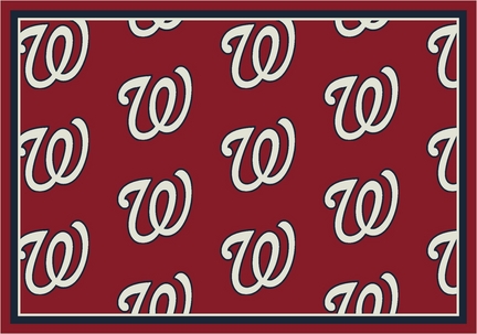 Washington Nationals 5' 4" x 7' 8" Team Repeat Area Rug