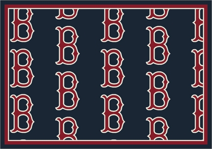 Boston Red Sox 7' 8" x 10' 9" Team Repeat Area Rug