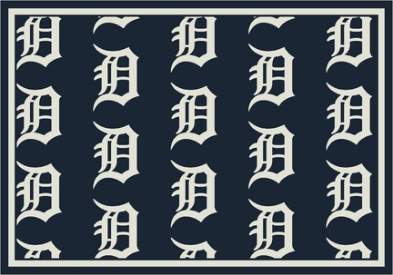 Detroit Tigers 7' 8" x 10' 9" Team Repeat Area Rug