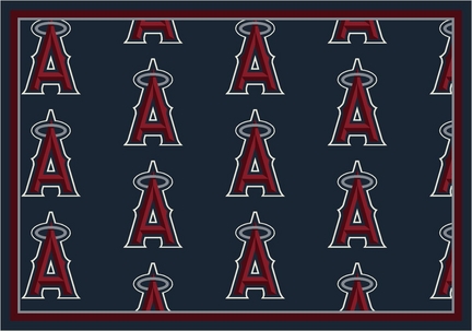 Los Angeles Angels of Anaheim 5' 4" x 7' 8" Team Repeat Area Rug
