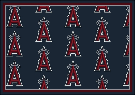 Los Angeles Angels of Anaheim 5' 4" x 7' 8" Team Repeat Area Rug