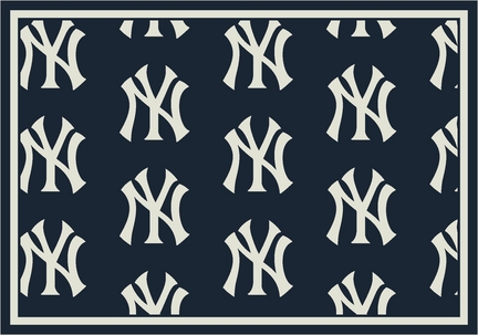 New York Yankees 5' 4" x 7' 8" Team Repeat Area Rug