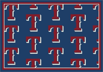 Texas Rangers 7' 8" x 10' 9" Team Repeat Area Rug