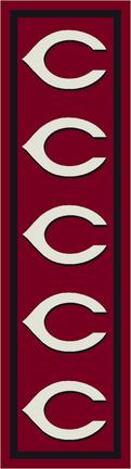 Cincinnati Reds 2' 1" x 7' 8" Team Repeat Area Rug Runner