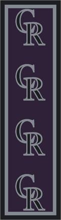 Colorado Rockies 2' 1" x 7' 8" Team Repeat Area Rug Runner