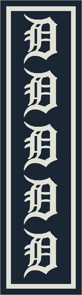 Detroit Tigers 2' 1" x 7' 8" Team Repeat Area Rug Runner