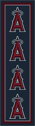Los Angeles Angels of Anaheim 2' 1" x 7' 8" Team Repeat Area Rug Runner