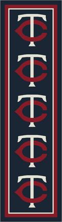 Minnesota Twins 2' 1" x 7' 8" Team Repeat Area Rug Runner