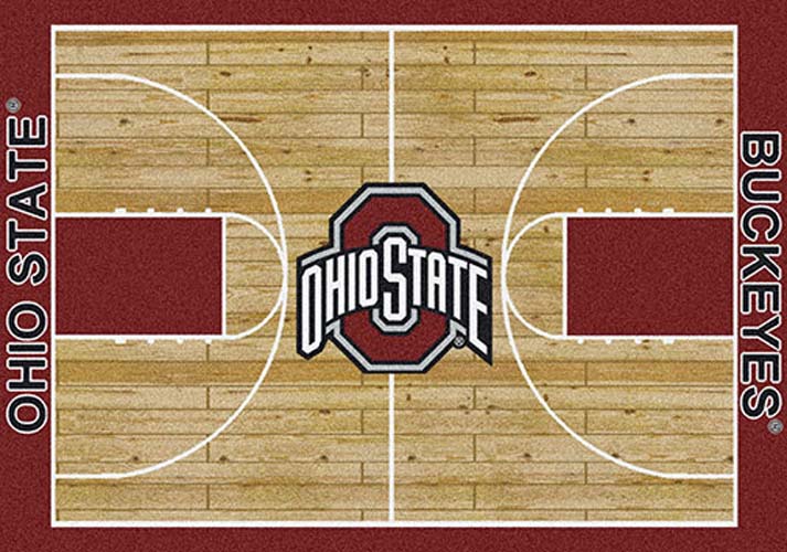 Ohio State Buckeyes 5' 4" x 7' 8" Home Court Area Rug