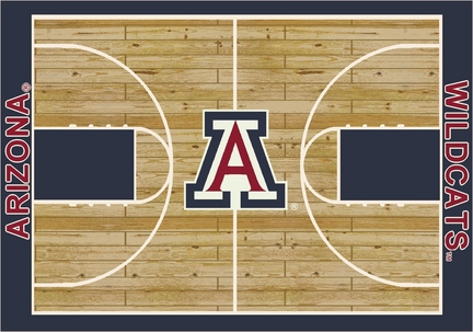 Arizona Wildcats 5' 4" x 7' 8" Home Court Area Rug