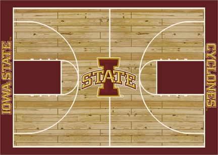 Iowa State Cyclones 5' 4" x 7' 8" Home Court Area Rug