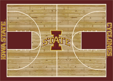 Iowa State Cyclones 5' 4" x 7' 8" Home Court Area Rug