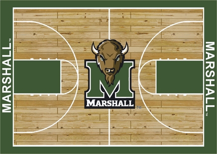 Marshall Thundering Herd 5' 4" x 7' 8" Home Court Area Rug