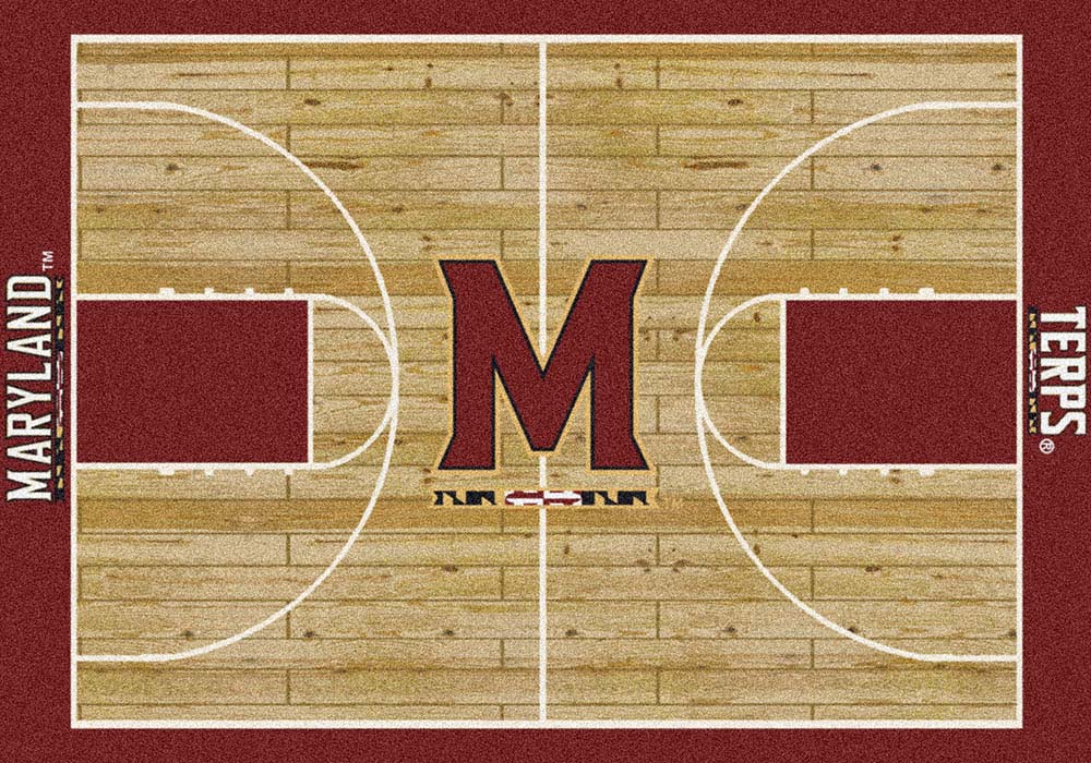 Maryland Terrapins 7' 8" x 10' 9" Home Court Area Rug