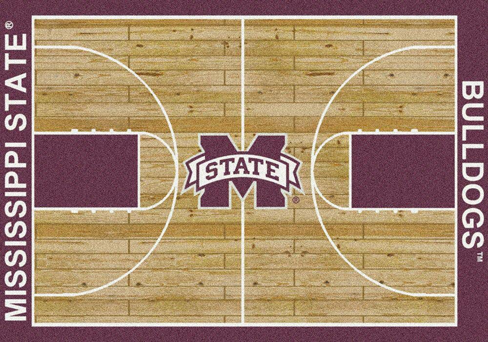 Mississippi State Bulldogs 7' 8" x 10' 9" Home Court Area Rug